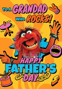 Tap to view The Muppets Animal Grandad Father's Day Card