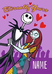 Tap to view Disney Nightmare Before Christmas Eternally Yours Valentines Card