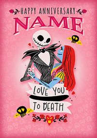 Tap to view Nightmare Before Christmas Anniversary Card