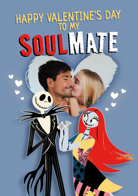 Nightmare Before Christmas My Soulmate Valentine's Day Photo Card