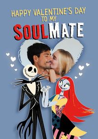 Tap to view Nightmare Before Christmas My Soulmate Valentine's Day Photo Card