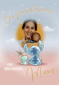 Tap to view Stitch Congratulations On Becoming A Mum New Baby Photo Card