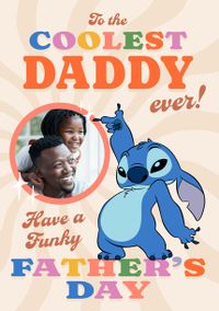 Tap to view Stitch - Coolest Daddy Funky Father's Day Photo Card