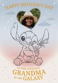 Disney Stitch Loveliest Grandma Mothers Day Card