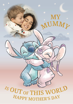 Disney Stitch Out of This World Mothers Day Card