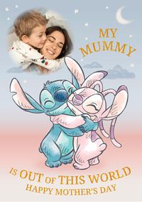 Disney Stitch Out of This World Mothers Day Card