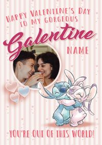 Tap to view Disney Stitch Galentine Valentines Card