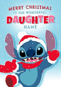 Tap to view Stitch Daughter Christmas Card