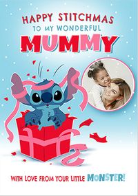 Tap to view Stitch Mummy Christmas Photo Card