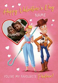 Tap to view Toy Story My Favourite Partner Valentine's Day Photo Card