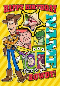 Tap to view Toy Story Time To Get Rowdy Birthday Photo Card