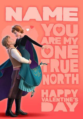 Frozen - True North Personalised Valentine's Card