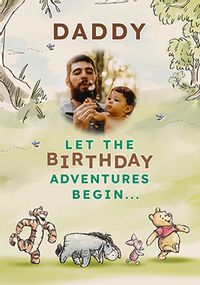 Tap to view Winnie The Pooh Daddy Birthday Adventures Photo Card