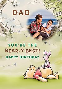 Tap to view Winnie The Pooh Dad Birthday Photo Card