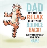 Tap to view Winnie The Pooh - Tigger Happy Father's Day Card