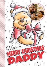 Disney's Winnie the Pooh Daddy  Christmas Photo Card