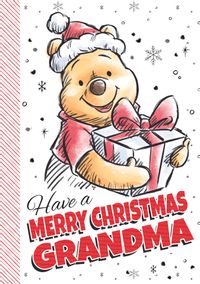Disney's Winnie the Pooh Grandma Christmas Card