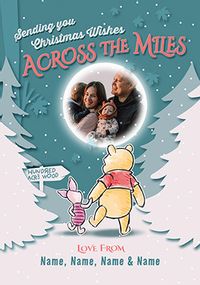 Tap to view Winnie The Pooh Across The Miles Christmas Photo Card