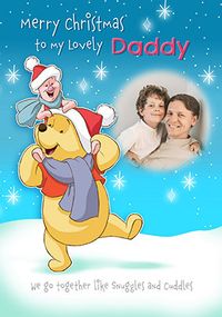 Tap to view Winnie The Pooh Daddy Christmas Photo Card