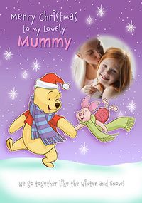 Tap to view Winnie The Poo Mummy Christmas Photo Card
