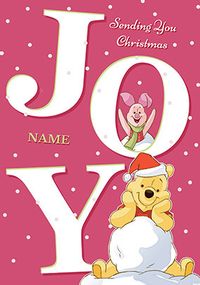 Tap to view Winnie The Pooh Christmas Joy Card
