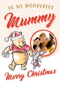 Disney's Winnie the Pooh Wonderful Mummy  Christmas Photo Card