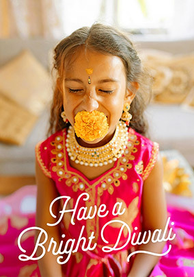 Have A Bright Diwali Full Photo Upload Card