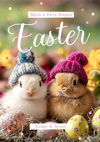 Tap to view Easter Bunnies Personalised Card
