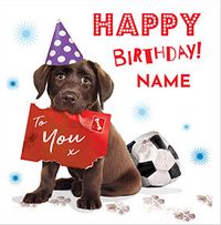 Tap to view Puppy Happy Birthday Card