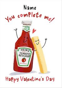 Tap to view Complete Me Personalised Valentine's Day Card