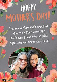 Mothers Day Poem Photo Card