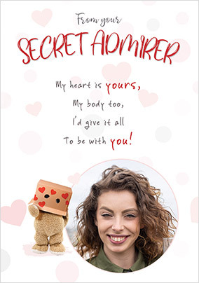 Secret Admirer Photo Valentine's Day Card