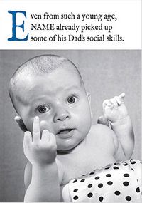 Tap to view Social Skills Father's Day Card