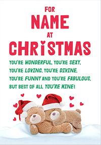 Tap to view Cuddly Bears Christmas Card