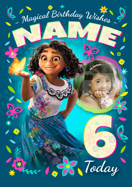 Encanto - Mirabel 6th Birthday Photo Card