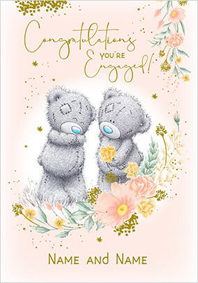 Me To You Congratulations You're Engaged Card