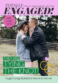 Tap to view Spoof Magazine Totally Engaged Photo Card