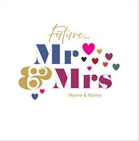Tap to view Future Mr & Mrs Engagement Congratulations Card