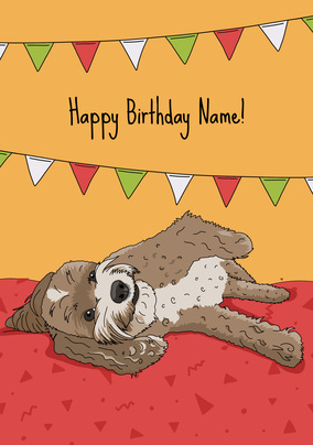 Doodle Dog Birthday Card