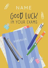 Tap to view Good Luck in your Exams Card