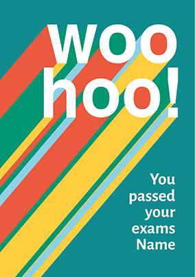 Woo Hoo Personalised Congratulations Card