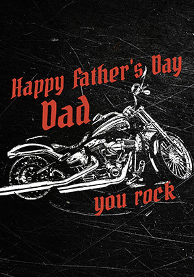 You Rock Fathers Day Card