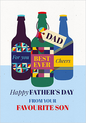 Drinks Fathers Day Card