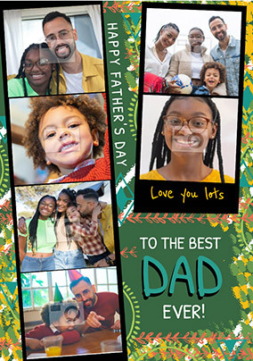 Best Dad Ever Fathers Day Photo Card