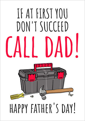 Call Dad Father's Day Card