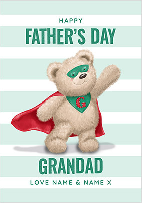 Super Grandad Personalised Father's Day Card