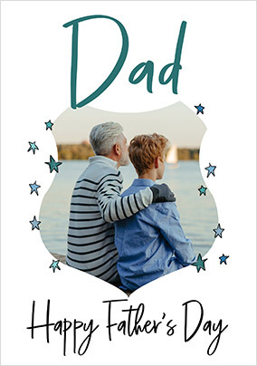 Dad Little Things Photo Father's Day Card