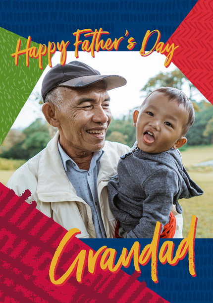 Design Photo Grandad Father's Day Card