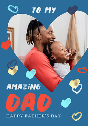Dad Father's Day Photo Card