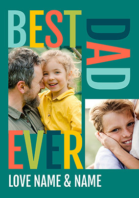 2 Photo Father's Day Card